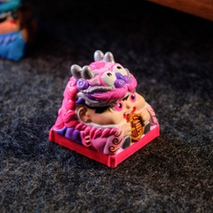 Fortune Cat Artisan Keycap Breakwooden