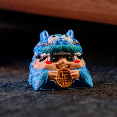 Fortune Cat Artisan Keycap Breakwooden