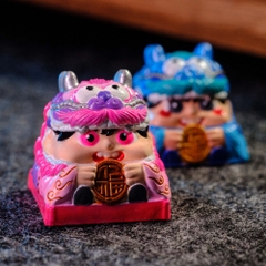 Fortune Cat Artisan Keycap Breakwooden