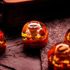 Fortune Cat Artisan Keycap Breakwooden 2
