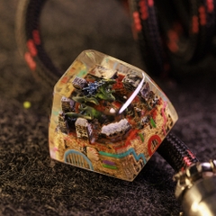 Godzilla In City Keycap Breakwooden 2