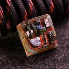 Godzilla In City Keycap Breakwooden 2