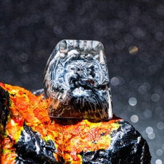 Gray Dragon Artisan Keycap Breakwooden 2