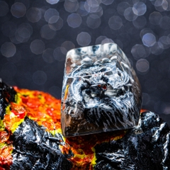 Gray Dragon Artisan Keycap Breakwooden 2