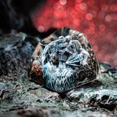 Gray Dragon Artisan Keycap Breakwooden 3