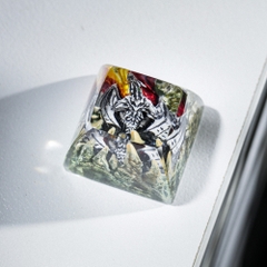 Gray Dragon Artisan Keycap Breakwooden 6