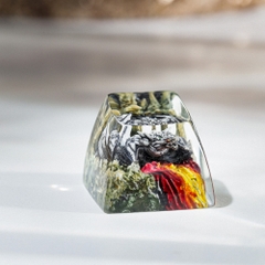 Gray Dragon Artisan Keycap Breakwooden 7