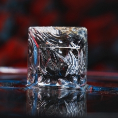 Gray Dragon Artisan Keycap Breakwooden 8