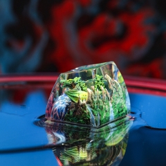 Green Dragon Artisan Keycap Breakwooden 3