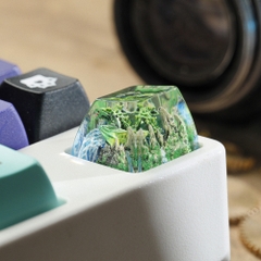 Green Dragon Artisan Keycap Breakwooden 3