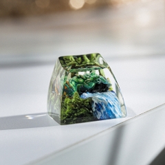 Green Dragon Artisan Keycap Breakwooden 4