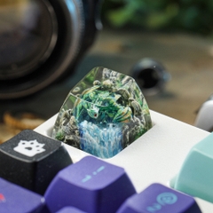 Green Dragon Artisan Keycap Breakwooden 7
