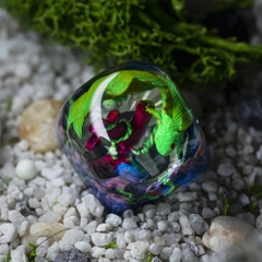 Green Koi Fish Artisan Keycap Breakwooden