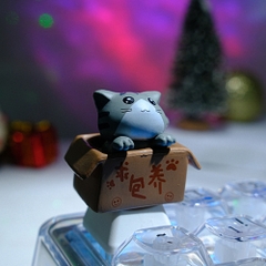 Grey Cat Artisan Keycap Breakwooden 2