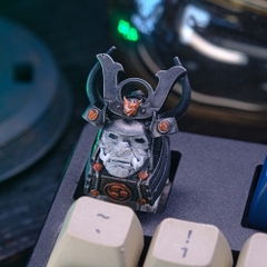 Grey Samurai Artisan Keycap Breakwooden 2