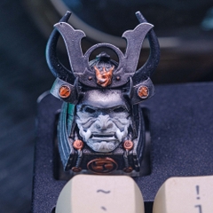 Grey Samurai Artisan Keycap Breakwooden 2
