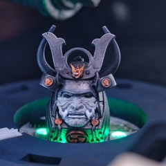 Grey Samurai Artisan Keycap Breakwooden 3