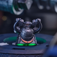 Grey Samurai Artisan Keycap Breakwooden 3