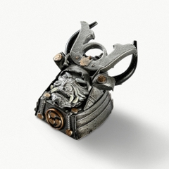 Grey Samurai Artisan Keycap Breakwooden 4