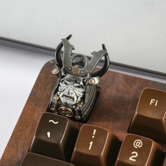 Grey Samurai Artisan Keycap Breakwooden 4