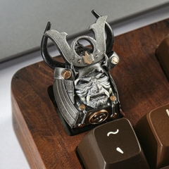 Grey Samurai Artisan Keycap Breakwooden 4