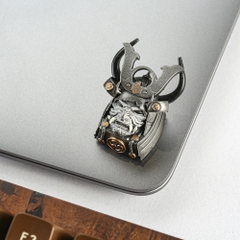 Grey Samurai Artisan Keycap Breakwooden 4