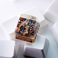 Grey Tank Artisan Keycap Breakwooden 2