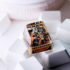 Grey Tank Artisan Keycap Breakwooden 2