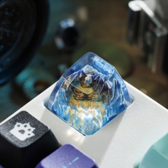 Hauter Dragon Artisan Keycap Breakwooden