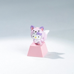 Hello Kitty Artisan Keycap Breakwooden