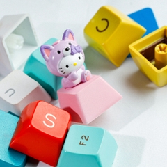 Hello Kitty Artisan Keycap Breakwooden