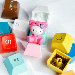 Hello Kitty Artisan Keycap Breakwooden 2