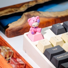 Hello Kitty Artisan Keycap Breakwooden 2