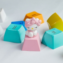 Hello Kitty Artisan Keycap Breakwooden 6