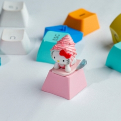 Hello Kitty Artisan Keycap Breakwooden 7