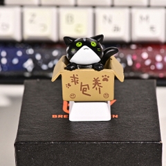 Kute Cat Artisan Keycap Breakwooden