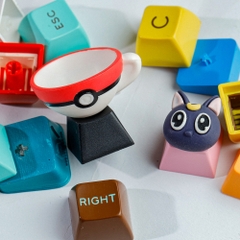Kute Cat Artisan Keycap Breakwooden 3