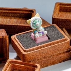 Kute Cat Artisan Keycap Breakwooden 4
