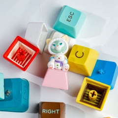 Kute Cat Artisan Keycap Breakwooden 4