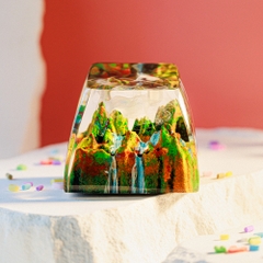 Late Fall Artisan Keycap Breakwooden 2