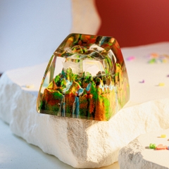 Late Fall Artisan Keycap Breakwooden 2