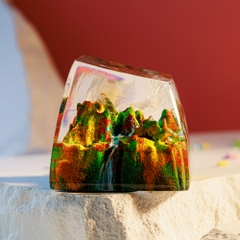 Late Fall Artisan Keycap Breakwooden 2