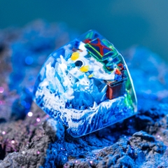 One Piece - Aokiji Kuzan Artisan Keycap Breakwooden