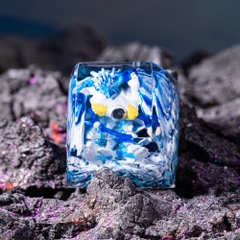 One Piece - Aokiji Kuzan Artisan Keycap Breakwooden