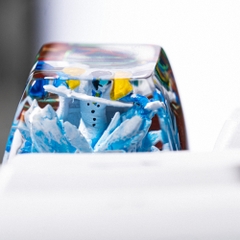 One Piece - Aokiji Kuzan Artisan Keycap Breakwooden 2