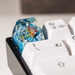 One Piece - Aokiji Kuzan Artisan Keycap Breakwooden 2