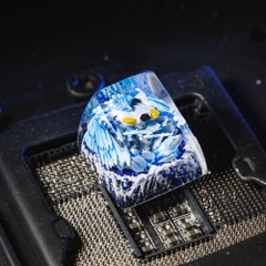 One Piece - Aokiji Kuzan Artisan Keycap Breakwooden 3