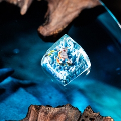 One Piece - Aokiji Kuzan Artisan Keycap Breakwooden 4
