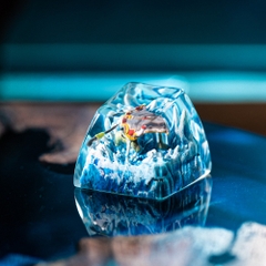 One Piece - Aokiji Kuzan Artisan Keycap Breakwooden 4