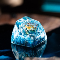 One Piece - Aokiji Kuzan Artisan Keycap Breakwooden 4